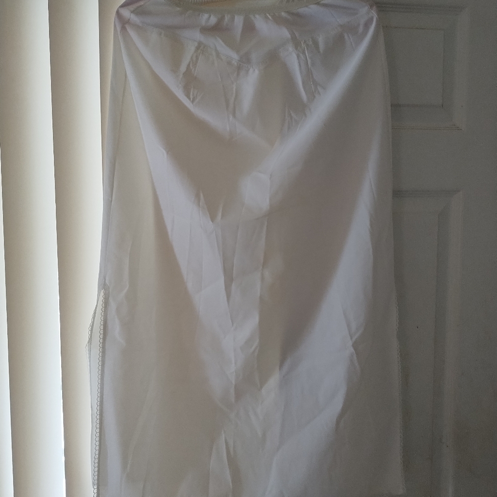 SEARS Vintage The Doesn't Slip Half Slip Size 27/29 Elastic Waist Ivory